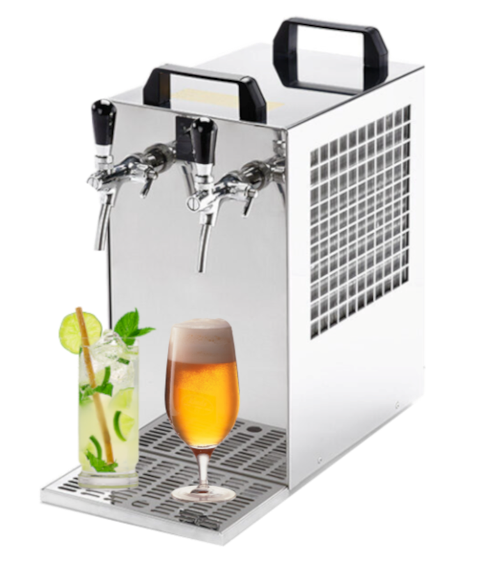 Eight shirts arranged on table in black, olive, grey, blue, white, red, mustard, and green.